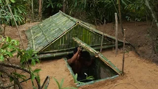 Building The Most Underground Bamboo House By Ancient Skill