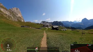 Ultimate 45 minute MTB Fat Burning Cycling Workout Alps 🚵‍♂️😎 Dolomiti Italy Garmin 4K