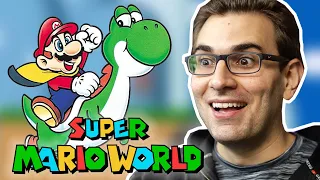 SUPER MARIO WORLD - Início de Gameplay do Clássico da Nintendo!