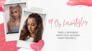 I tried doing 90s Hairstyles|pinterest|inspos|Aesthetic|