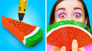 COOL 3D PEN CRAFTS || Useful And Fun Hacks For Any Occasion by 123 GO! LIVE