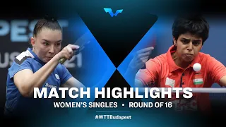 Mariia Tailakova vs Kamath Archana Girish | WTT Contender Budapest 2021 (R16)