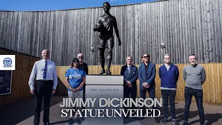 "He Is Mr. Portsmouth Football Club" 💙 | Jimmy Dickinson Statue Unveiled