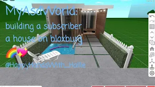 AutismWithMilly: Episode 4- Building a subscriber a house on bloxburg 🌈💖 @happyhandswith_hallie