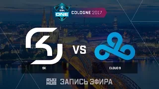 SK vs Cloud9 - ESL One Cologne 2017 - Grand Final - map1 - de_cobblestone [ceh9, yXo, Enkanis]