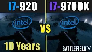 Intel Core i7-920 vs i7-9700K