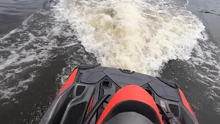 2019 sea doo RXT-X 300 exhaust sounds in water