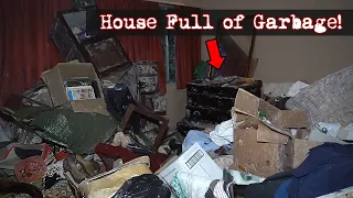 Abandoned House of Garbage! | Hoarders House with Everything Left!