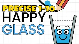 Happy Glass New Challenge PRECISE Level 1-10 Walkthrough