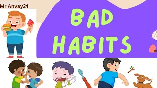 Learn 20 Bad Habits in English | Bad Habits in English | Bad Manners