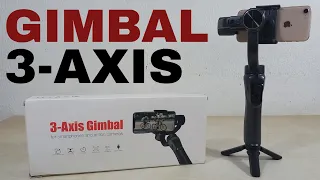 Unboxing GIMBAL Estabilizador para Celular 3 AXIS - Barato e Incrível!