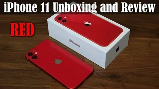 iPhone 11 Unboxing, First Time Setup and Review (RED COLOR)