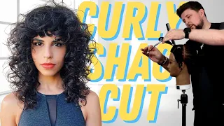 CURLY SHAG haircut trend 2023