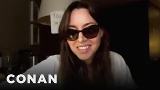 Aubrey Plaza Full Interview | CONAN on TBS