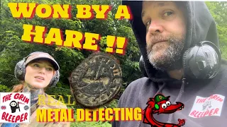 I WIN BY A HARE … real metal detecting uk