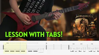 HOW TO PLAY: WE'LL BE BACK by MEGADETH | Guitar Lesson with Tabs