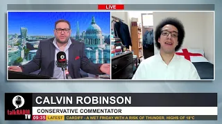 Broadcaster Calvin Robinson's reaction to Matt Hancock's affair video.