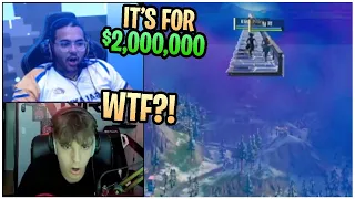 Pro Players & Commentators React To SKYBASE In A $2,000,000 Tournament! (Insane Duo)