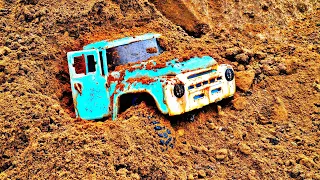 Нашли ЗАБРОШЕННЫЙ ЗИЛ 130. Откопали и отвезли на восстановление ... RC OFFroad 4x4