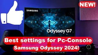 Best settings for Samsung Odyssey - 2024 | smooth | color | refresh rate