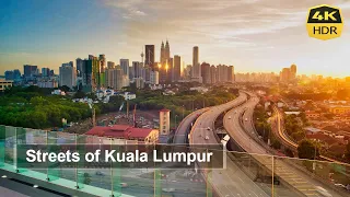 Weekday City Walking in Kuala Lumpur [4K HDR 60fps] Malaysia