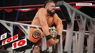 Top 10 Mejores Momentos de Raw En Español: WWE Top 10, Jan 20, 2020