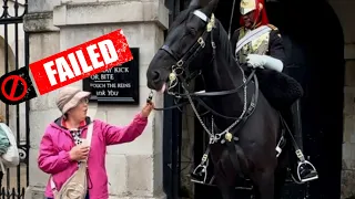 ( KARMA ) IGNORANT Tourist, she GRABBED the horse REINS then this HAPPENS