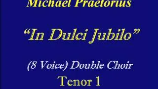 Tenor1-Praetorius In Dulci Jubilo a8