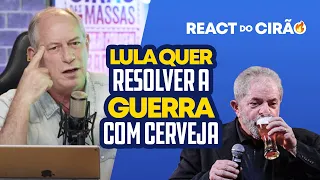 LULA QUER RESOLVER A GUERRA COM CERVEJA | React do Cirão