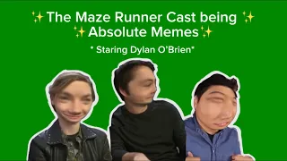 The maze runner cast being absolute memes// Staring Dylan O’Brien// #themazerunner #dylanobrien