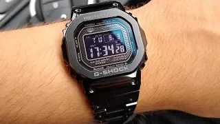 G-SHOCK - GMW-B5000GD-1ER Full Metal Black Unboxing & First Impressions