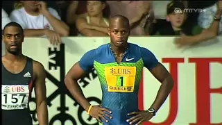 100m - Asafa Powell - 9.77 - Golden League Zürich 2006