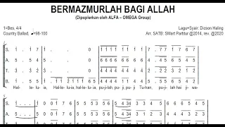 Bermazmurlah Bagi Allah - ALFA-OMEGA Group | MIDI Choir SATB dan Preview Notasi