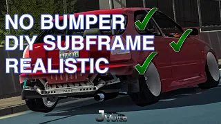 Realistic Subframe | No Bumper | tutorial | CarParkingMultiplayer