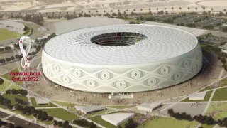 Stadium construction Al Thumama in Qatar | Time lapse