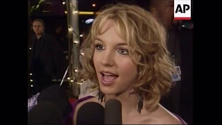 Britney Spears EMA 1999 red carpet interview