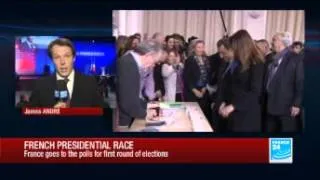 FRANCE 24's James André reports from the Sarkozy's UMP party headquarters in Paris