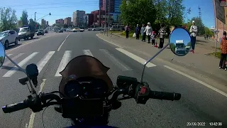 Honda CBF500 Города подмосковья-Фряново, Щёлково.(Интершум,титры.)