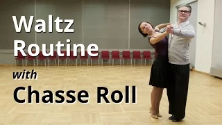 Waltz Routine with Chasse Roll to Right | Ballroom Dance Figures