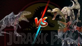 Gigantosaurus vs Legends (Indominus-r ex-Rudy-Indoraptor-Pyroraptor) #indoraptor#indominusrex #fyp