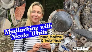 Roman, Medieval, Tudor Finds & a 17th Century Coin - Mudlarking  with Nicola White & @Richard Hemery