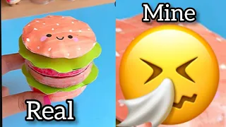 Recreation of @Tonniartandcraft | Tonni Art And Craft | DIY Paper Burger Squishy | burger squishy