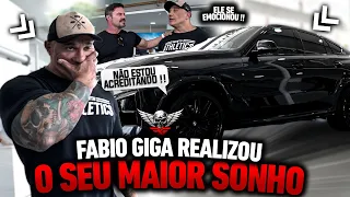 FABIO GIGA REALIZOU SEU MAIOR SONHO - CARIANI FOI AJUDAR !!!