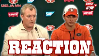 49ers Pre-Draft Press Conference Reaction: Brock Purdy & John Lynch on Brandon Aiyuk Contract Talks