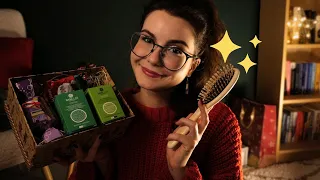 ASMR PO POLSKU | pielęgnacja w świątecznym klimacie (dla wszystkich! 💆‍♀️💆) | szept i dużo dźwięków