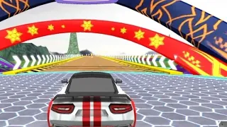 mega ramp car stunt racing game #virju TV NETWORK #car wali video #car wali game