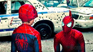 Spider-Man vs. Rhino | Escena final | El sorprendente Hombre Araña 2 | Clip en Español