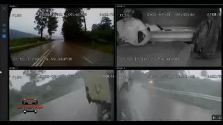 Dashcam footage of R71 truck crash at Makgobaskloof Pass