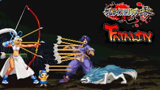 Samurai Shodown V Special All Fatalities(Overkill Move) [SNK, 2004]