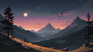 Mountain Melodies: Twilight Serenade with Lofi Beats